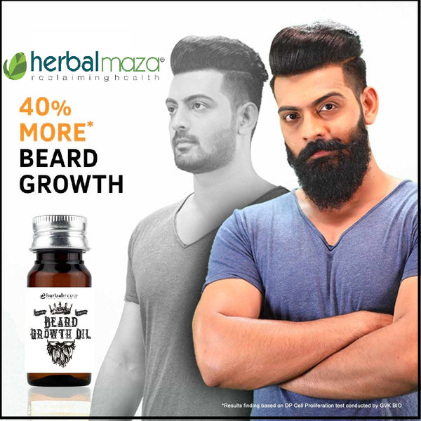 Herbal Maza Beard Growth Oil - 35 ml Pack of 1 – herbalmaza